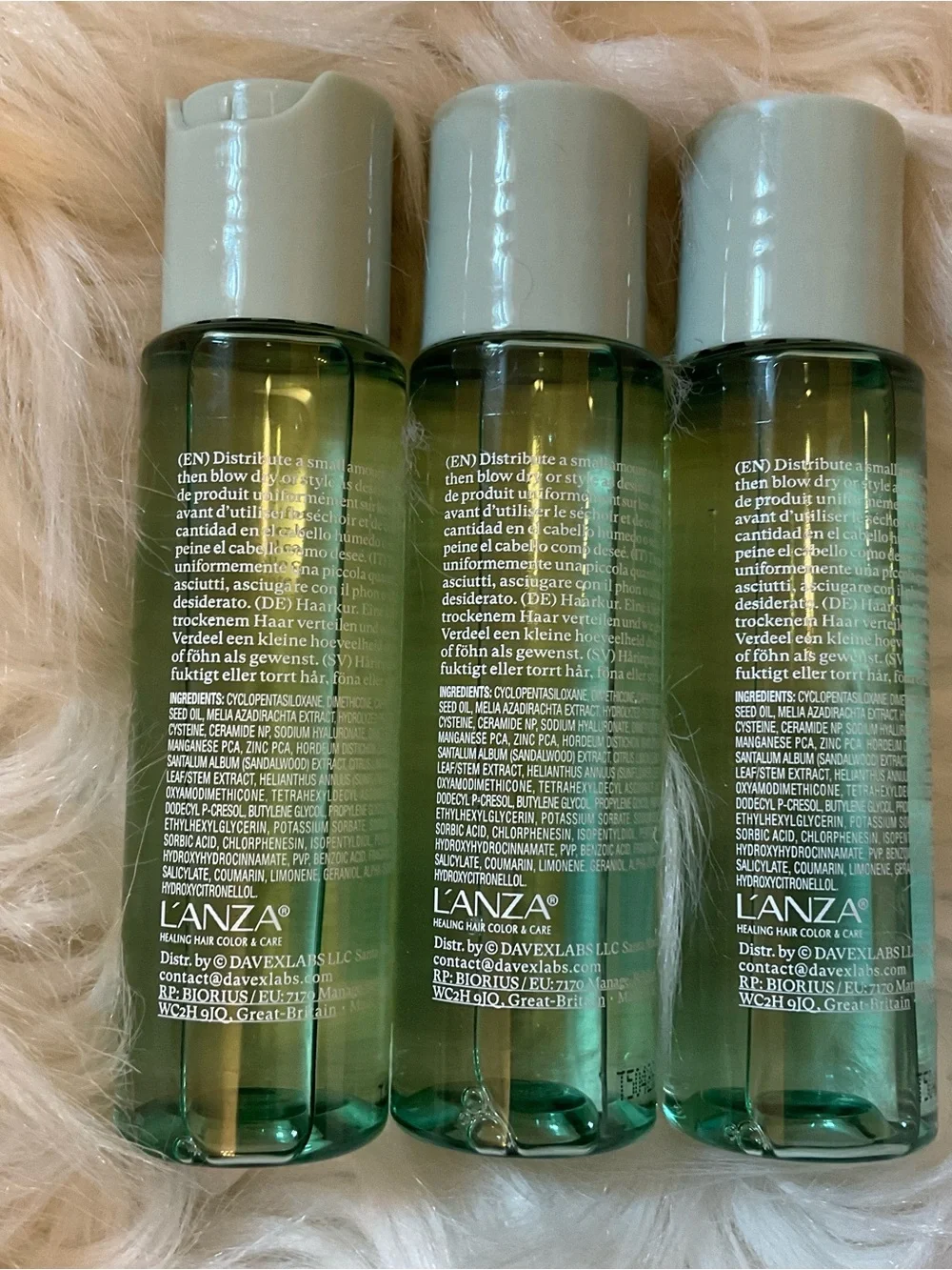 L'Anza Healing Strength Silk Serum - New x3 Travel Size
